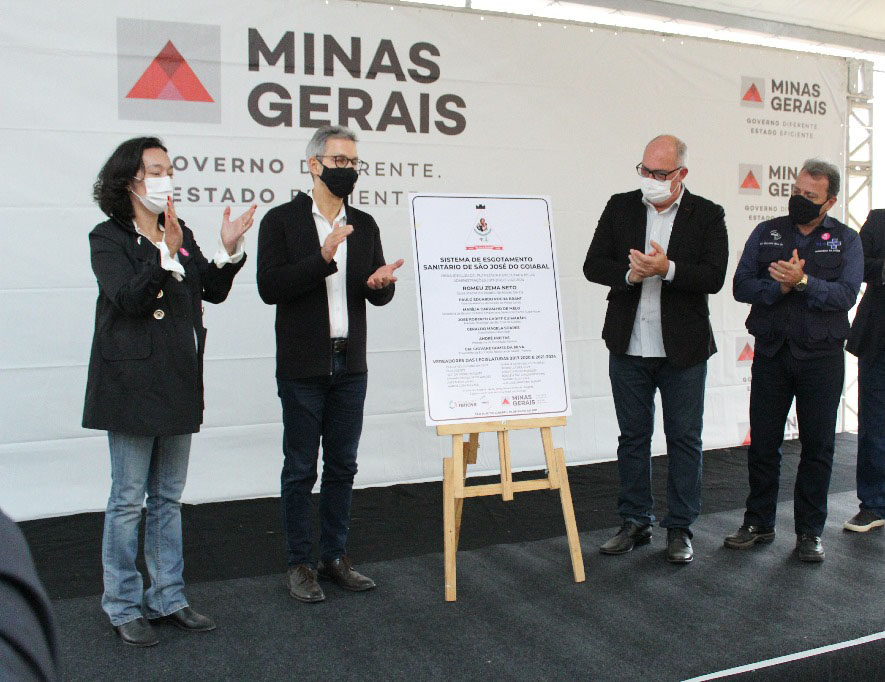 Beto Guimarães em inauguração de obra do Governo de Minas Gerais